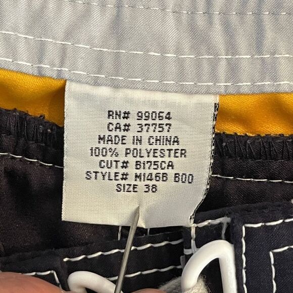 Billabong Mens Supreme Boardshorts Sub-Aquatic Series Black Yellow Size 38 - Picture 3 of 7